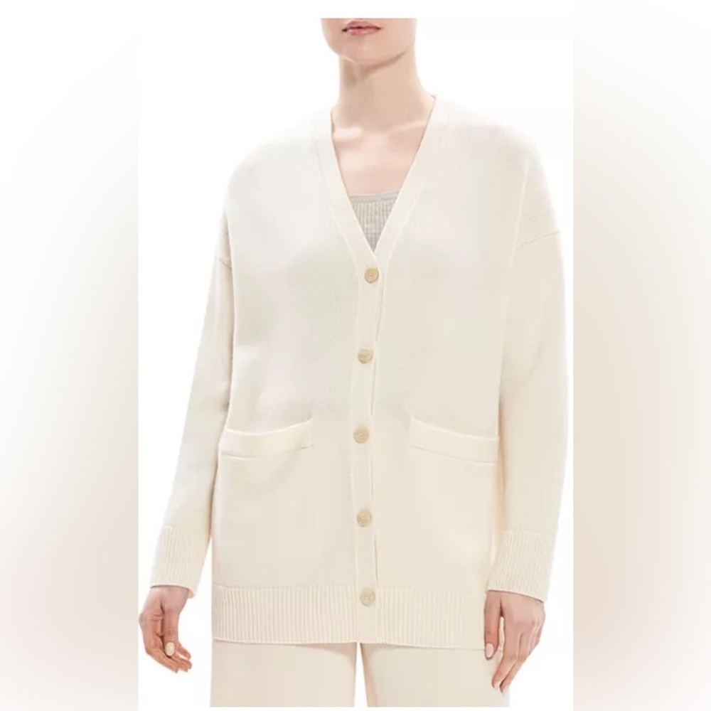 Theory 100% Cashmere Oversized Cardigan | Size S